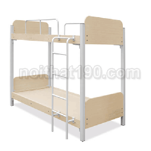 Giường gỗ khung sắt JS-2T-G